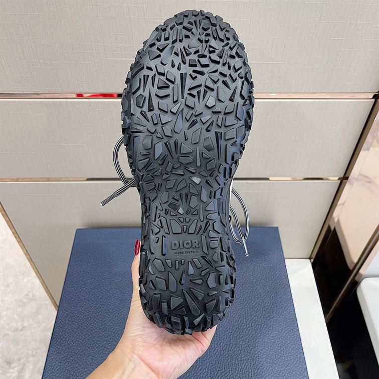 DIORIZON HIKING BOOT GRAY TECHNICAL MESH AND BLACK RUBBER - DO088