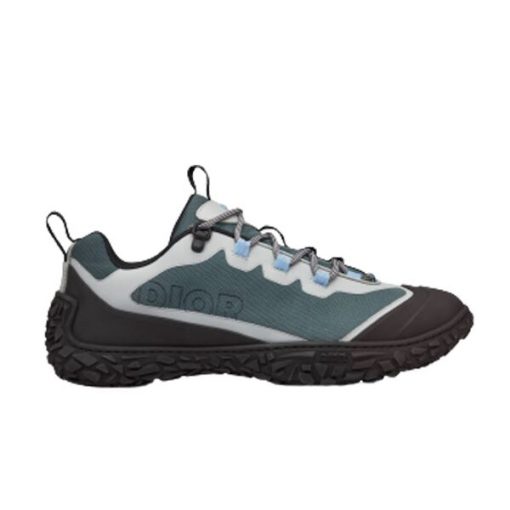 DIORIZON HIKING SHOE GREEN-GREY TECHNICAL MESH AND BLACK RUBBER - DO085