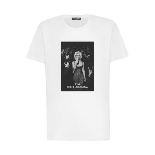 DOLCE & GABBANA CIAO KIM ICE CREAM-PRINT T-SHIRT - DT013