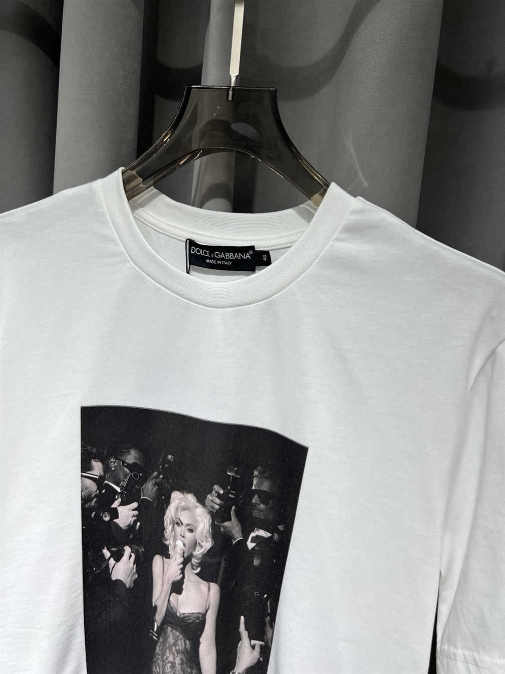 DOLCE & GABBANA CIAO KIM ICE CREAM-PRINT T-SHIRT - DT013