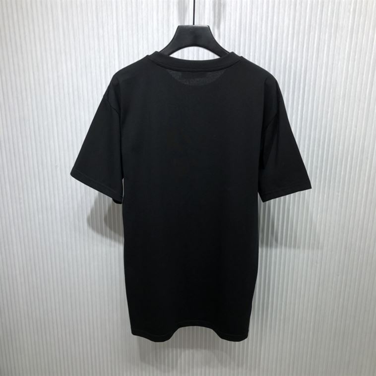 DOLCE &GABBANA COTTON T-SHIRT WITH METALLIC DG LOGO - DT015