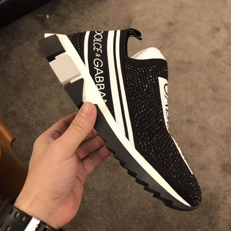 DOLCE & GABBANA SORRENTO SNEAKERS WITH CRYSTALS – DG029