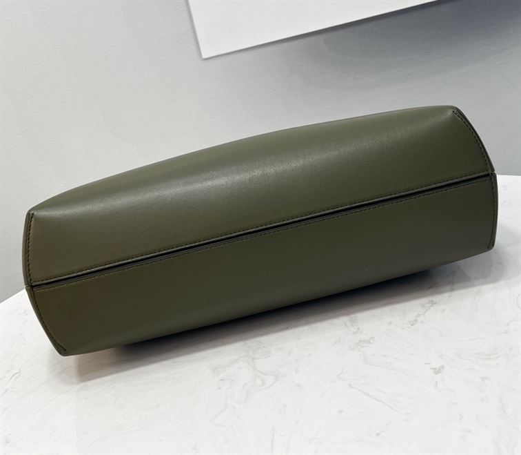 FENDI FIRST MEDIUM GREEN LEATHER BAG