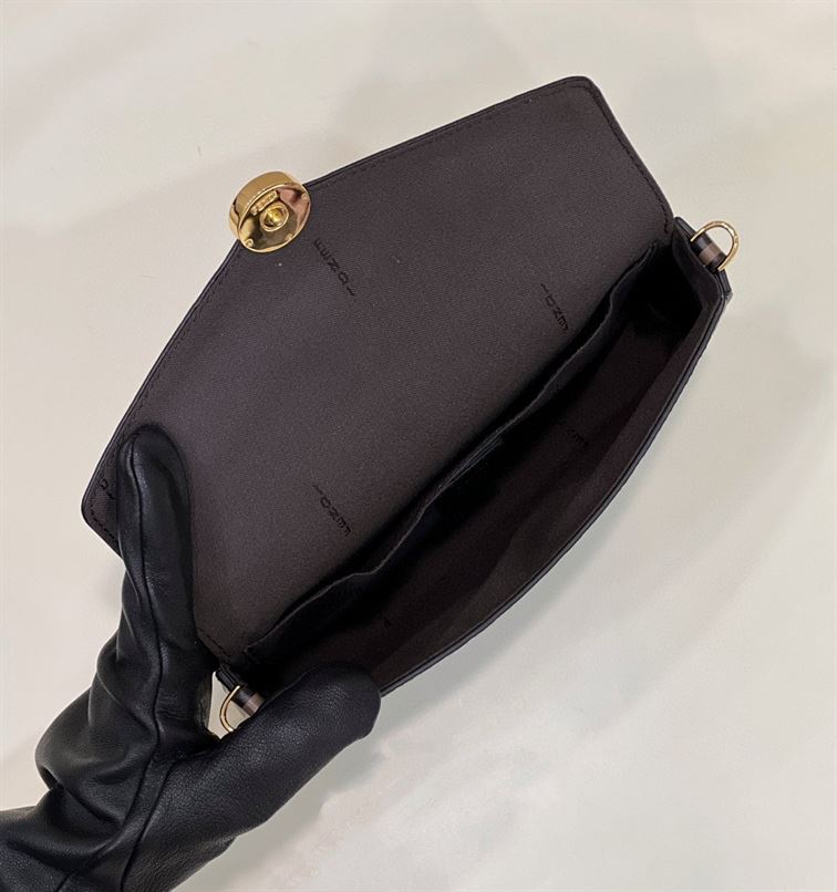 FENDI WALLET ON CHAIN WITH POUCHES BROWN