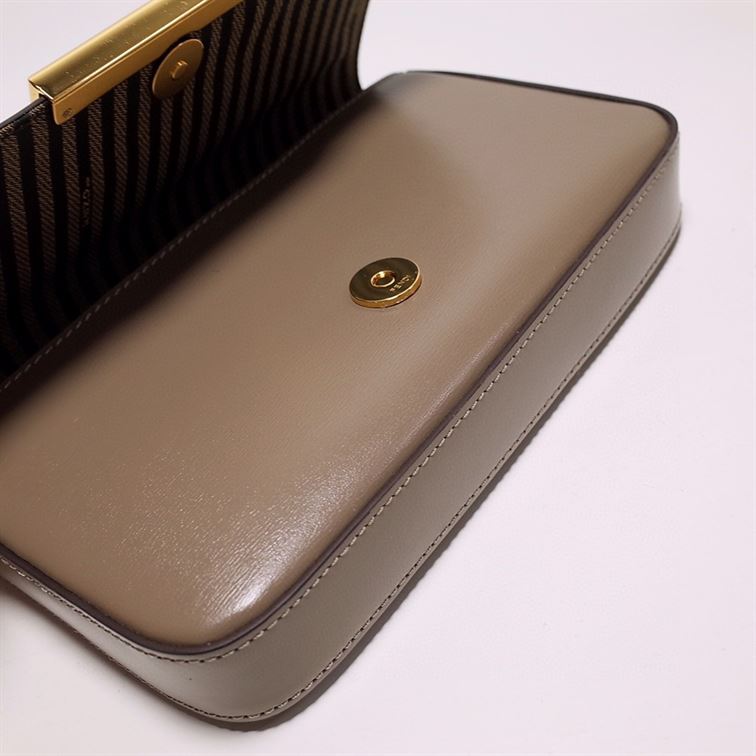 FENDI WALLET ON CHAIN WITH POUCHES BROWN MINI BAG