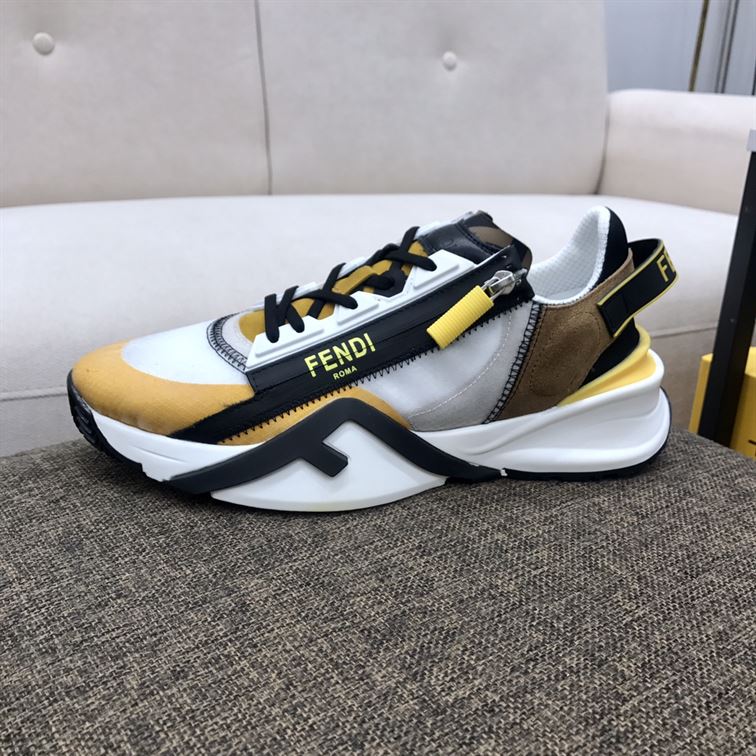 FENDY FLOW MULTICOLOUR NYLON LOW-TOP - FDS009