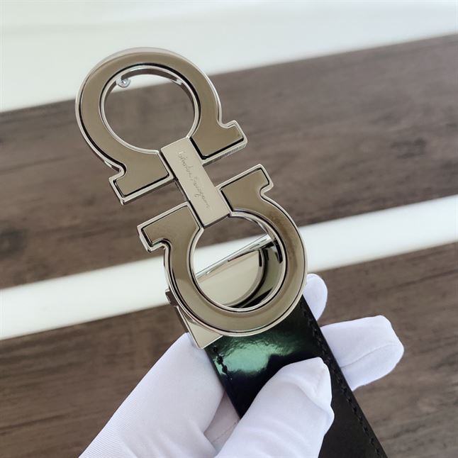 FERRAGAMO REVERSIBLE AND ADJUSTABLE GANCINI BELT - FB003