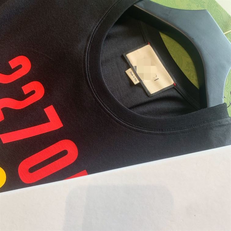 GUCCI '22705' GUCCI SONGS' PRINT T-SHIRT BLACK - GGS034