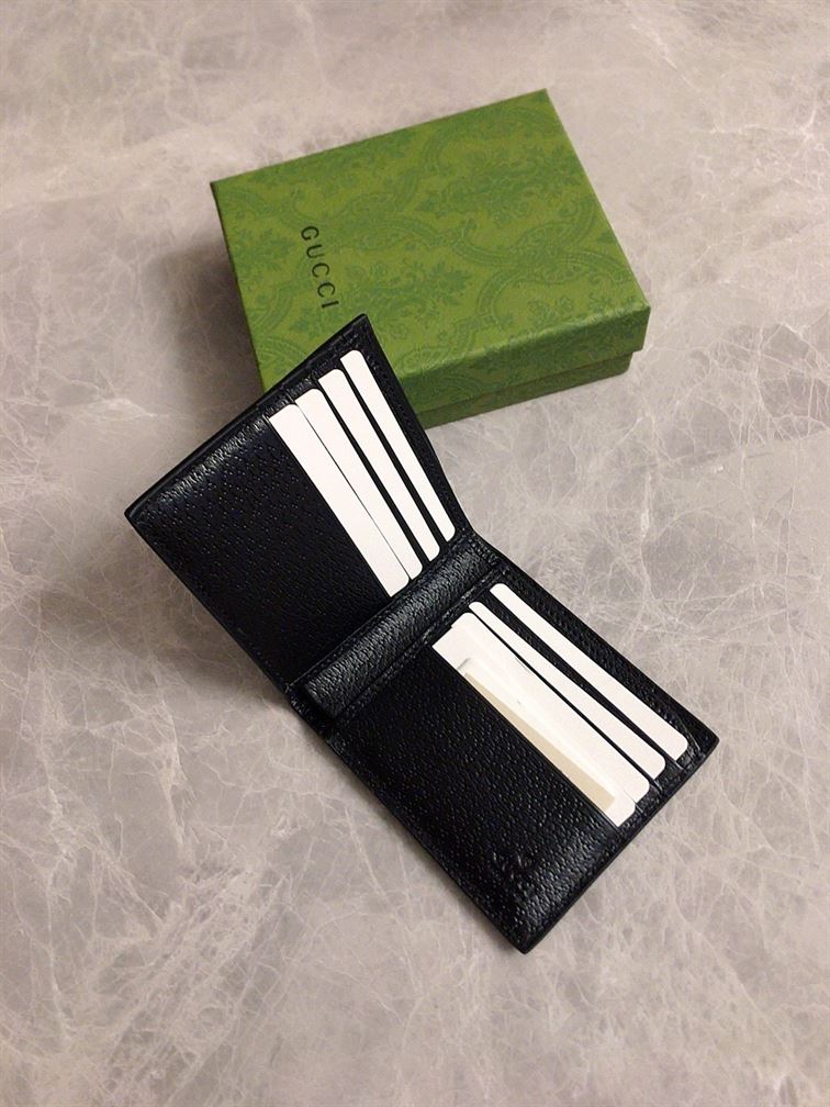 GUCCI ANIMALIER LEATHER CARD CASE