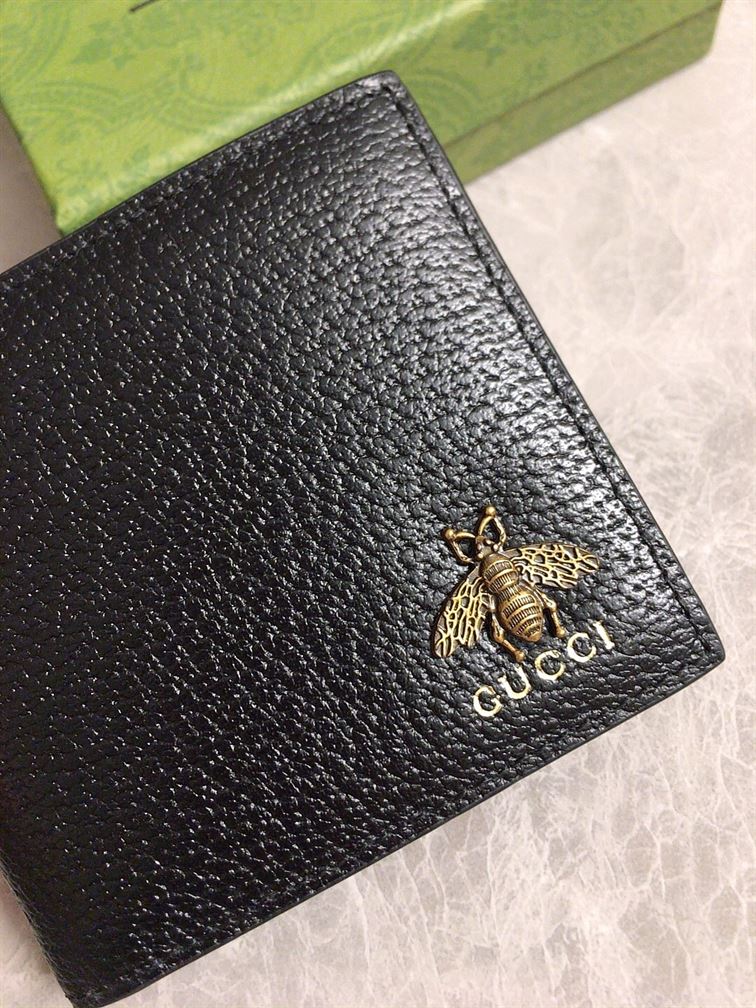 GUCCI ANIMALIER LEATHER WALLET