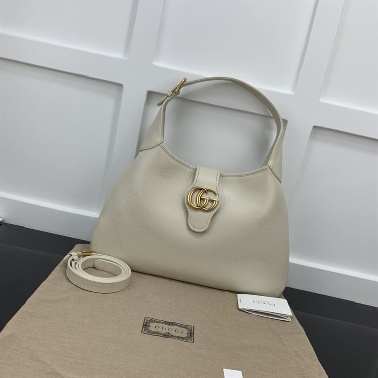 GUCCI APHRODITE MEDIUM SHOULDER BAG IN WHITE