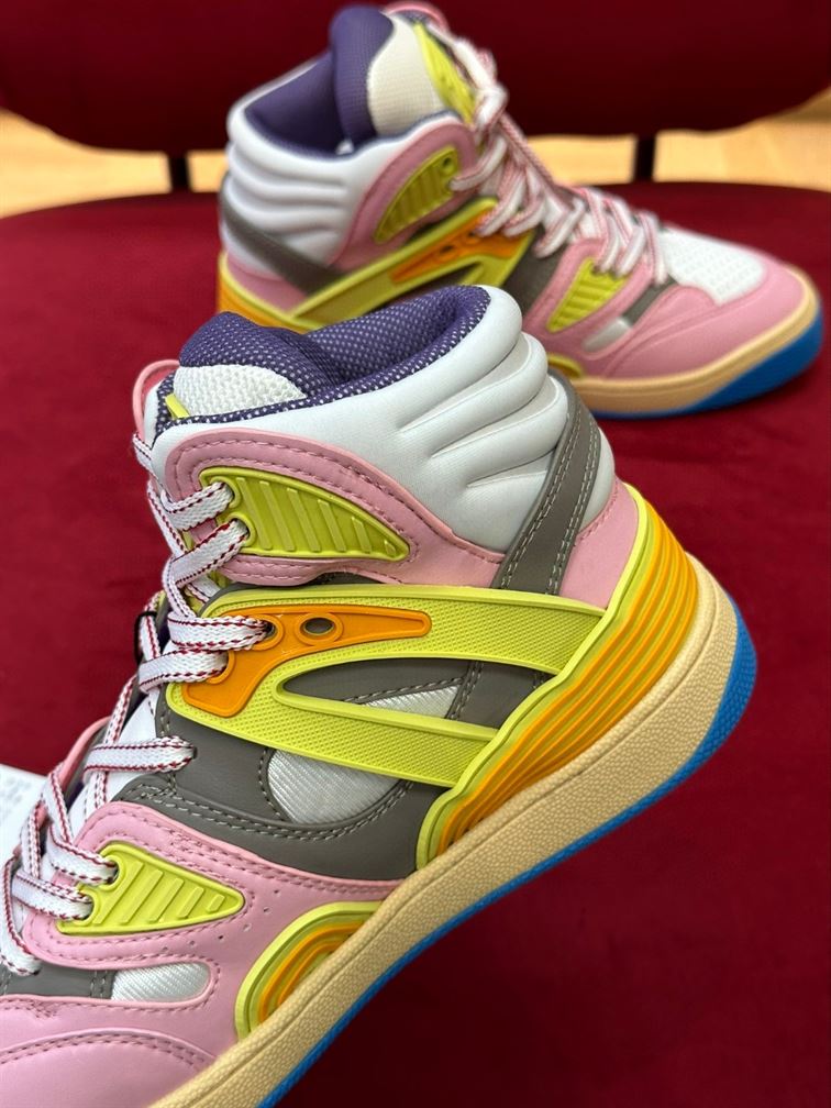 GUCCI BASKET HIGH-TOP SNEAKERS - GCC081