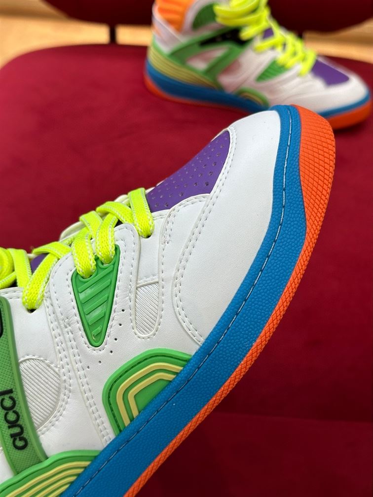 GUCCI BASKET HIGH-TOP SNEAKERS - GCC082