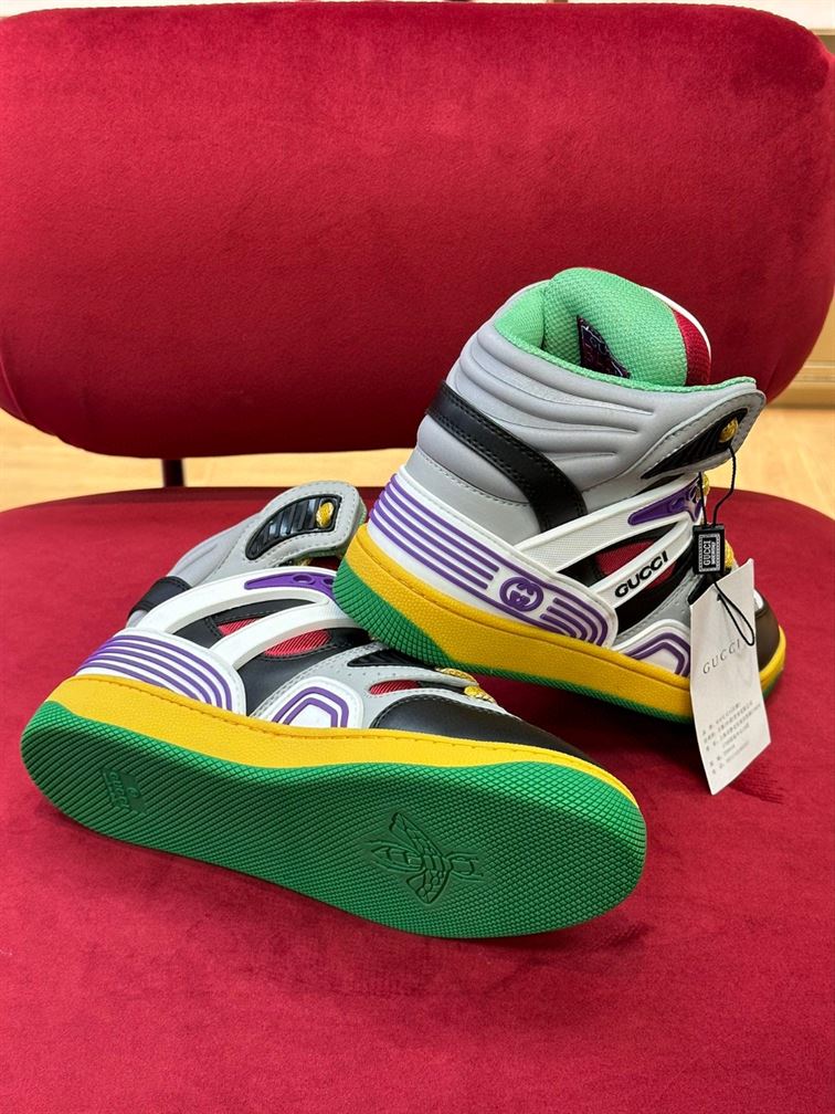 GUCCI BASKET HIGH-TOP SNEAKERS - GCC083