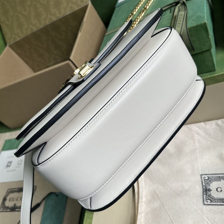 GUCCI BLONDIE TOP HANDLE WHITE BAG