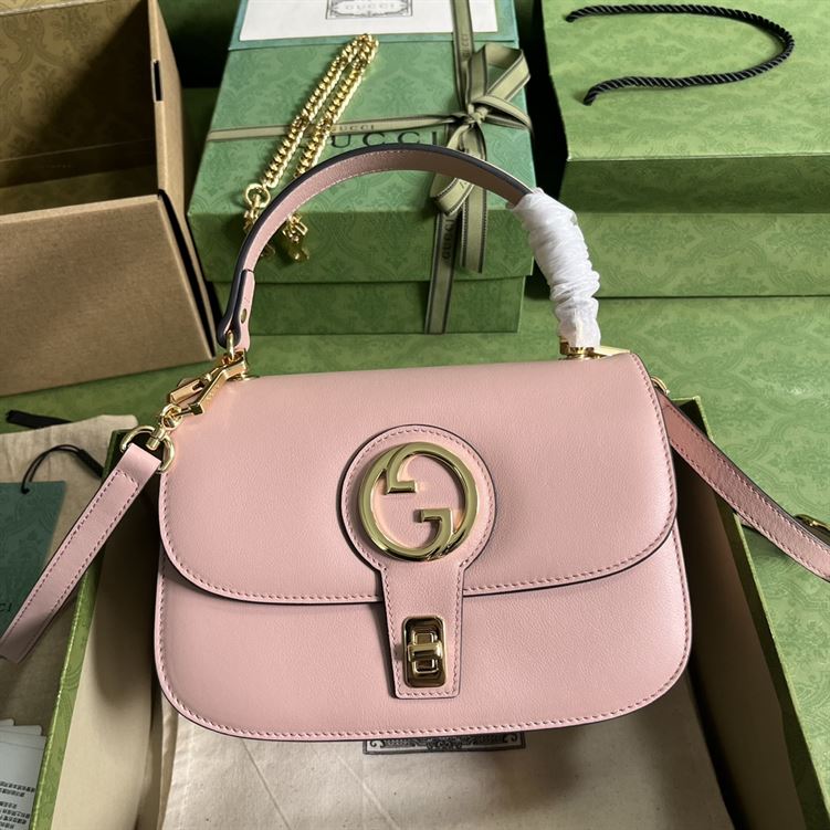 GUCCI BLONDIE TOP HANDLE PINK BAG
