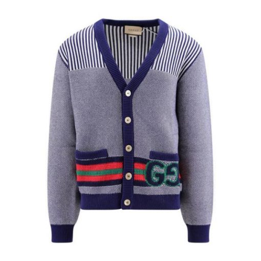 GUCCI BLUE CARDIGAN BUTTONS - GCK026