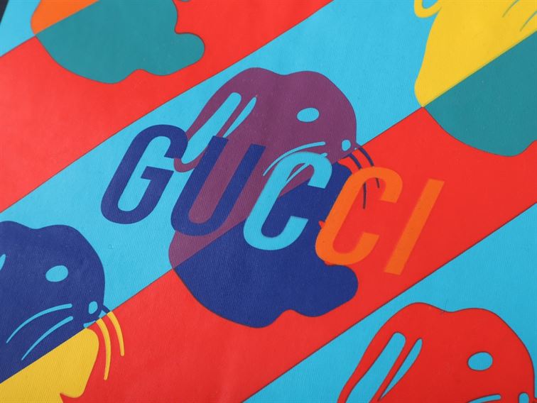 GUCCI BUNNY PRINT COTTON JERSEY T-SHIRT - GGS024