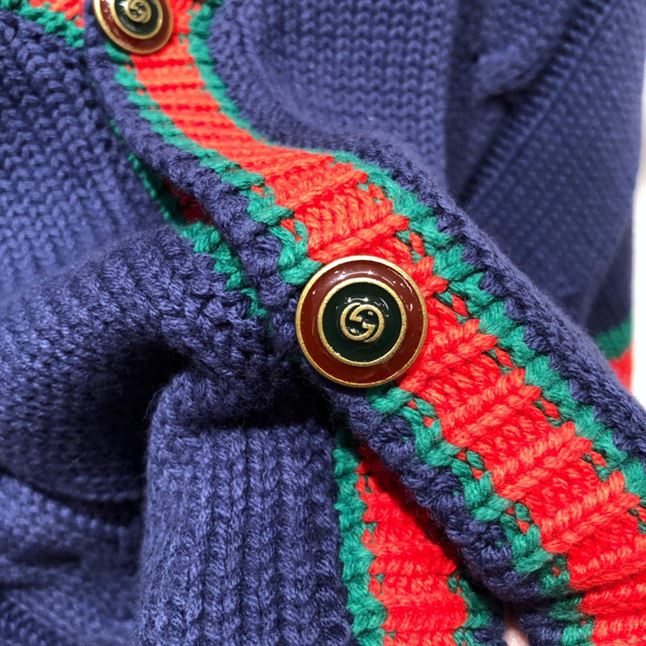 GUCCI CABLE KNIT CARDIGAN - GCK028