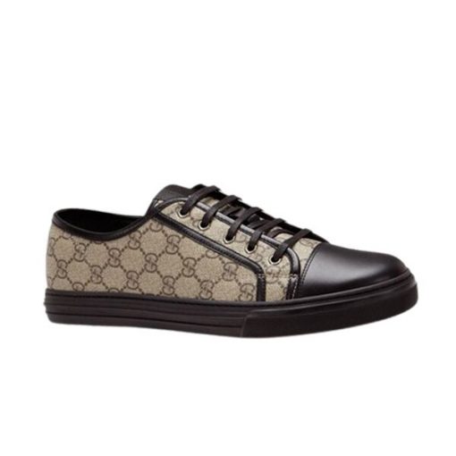GUCCI CALIFORNIA GG PU FABRIC LOW-TOP SNEAKER - GCC054