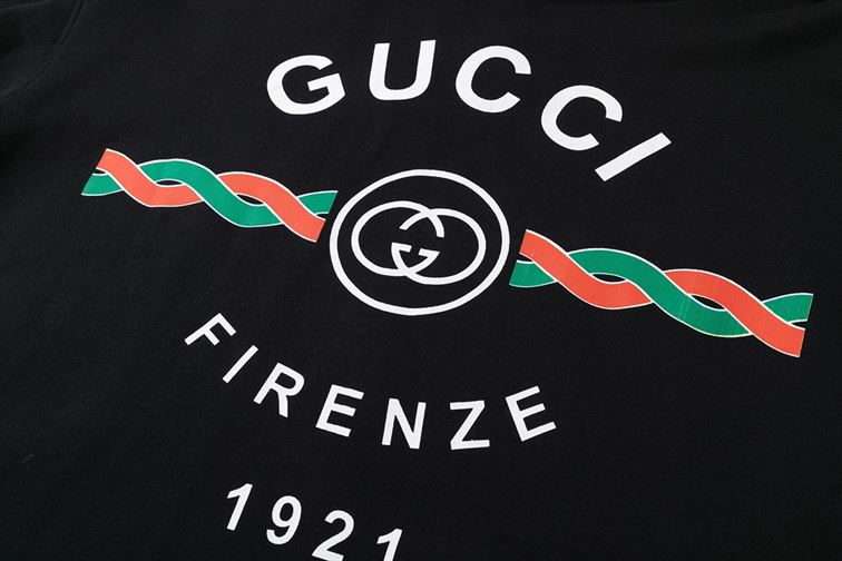 GUCCI COTTON 'GUCCI FIRENZE 1921' HOODED SWEATSHIRT - GCK050