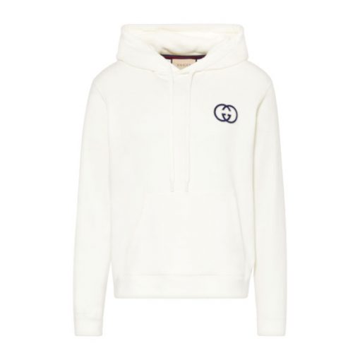 GUCCI COTTON JERSEY HOODED SWEATSHIRT - GCK020
