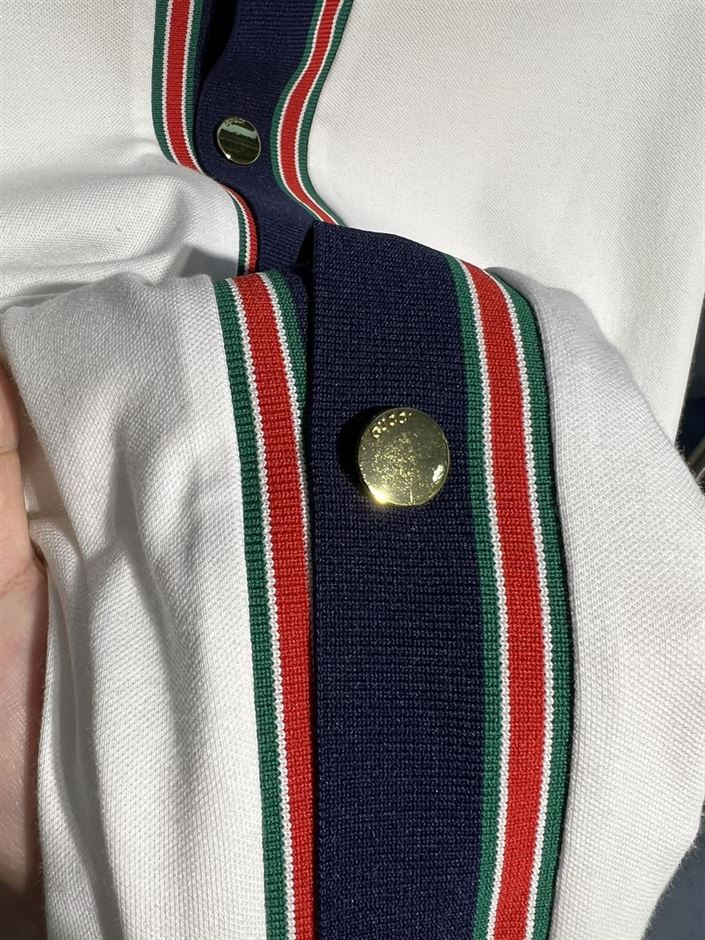 GUCCI COTTON JERSEY POLO SHIRT - GGS047