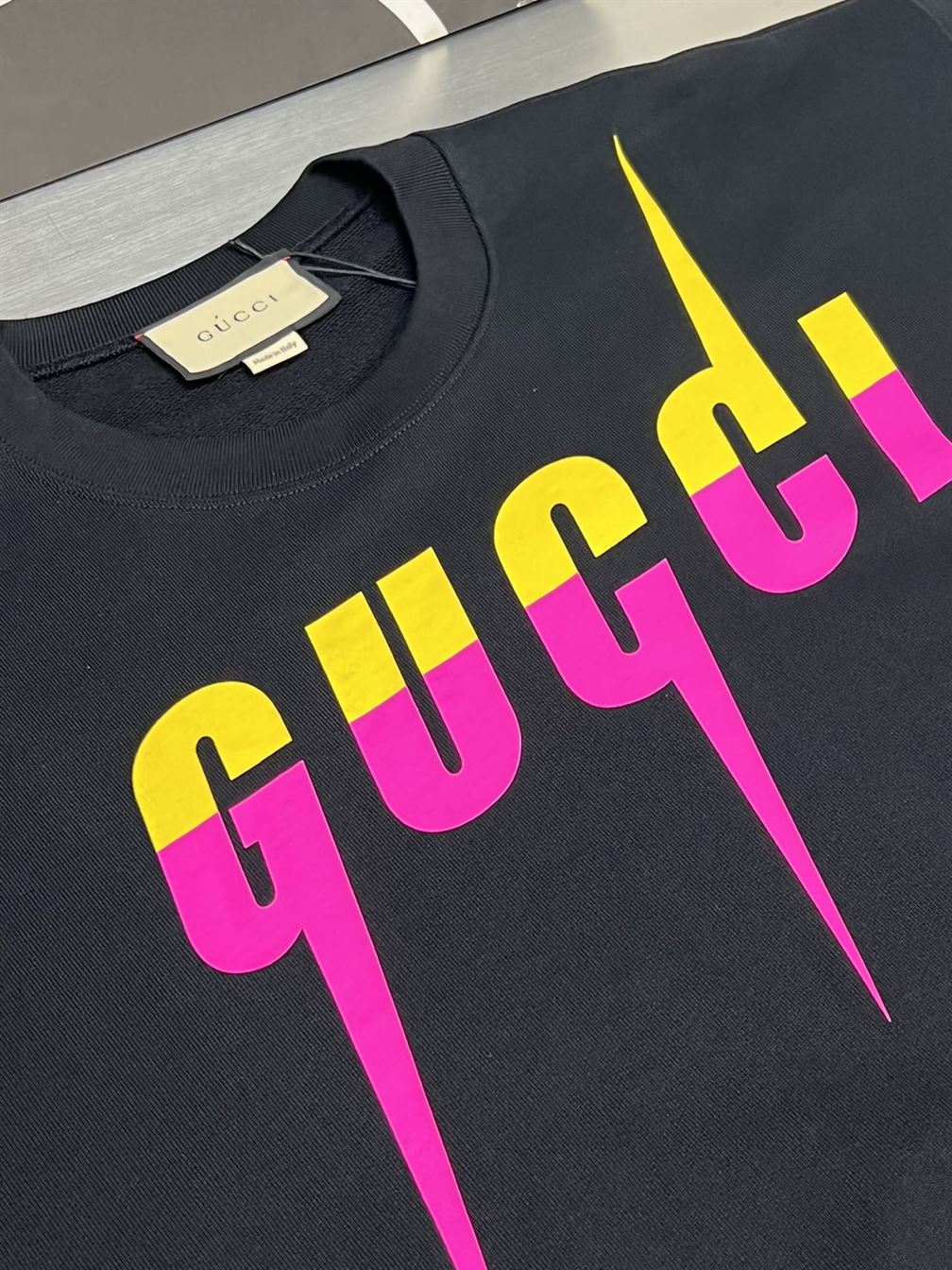 GUCCI COTTON JERSEY PRINTED SWEATSHIRT - GCK025