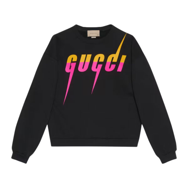 GUCCI COTTON JERSEY PRINTED SWEATSHIRT - GCK025