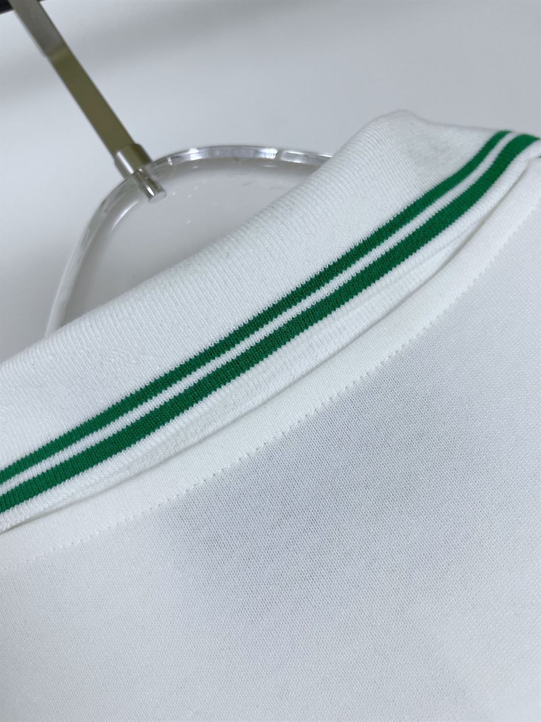 GUCCI COTTON POLO WITH WEB AND INTERLOCKING G - GGS037