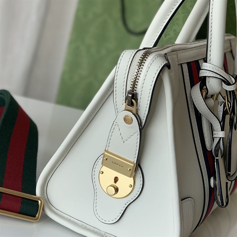 GUCCI DOUBLE G TOP HANDLE SMALL NOTE BAG