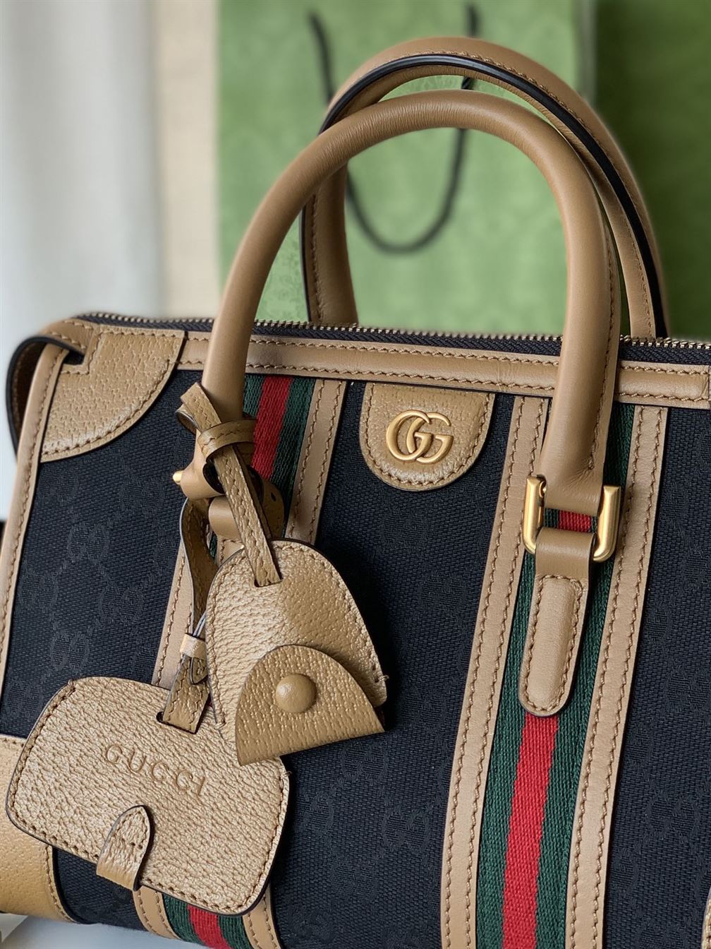 GUCCI DOUBLE G TOP HANDLE SMALL NOTE BAG