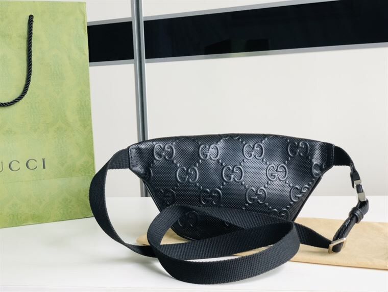 GUCCI GG EMBOSSED BELT BAG - BG002