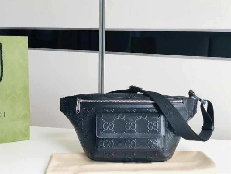GUCCI GG EMBOSSED BELT BAG - BG004
