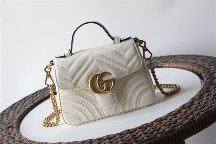 GUCCI GG MARMONT MINI TOP HANDLE BAG