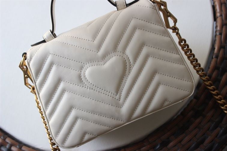 GUCCI GG MARMONT MINI TOP HANDLE BAG