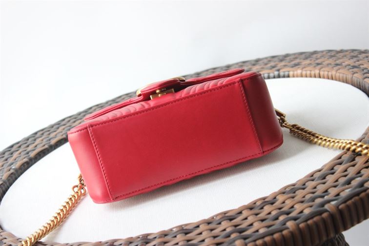 GUCCI GG MARMONT MINI TOP HANDLE BAG