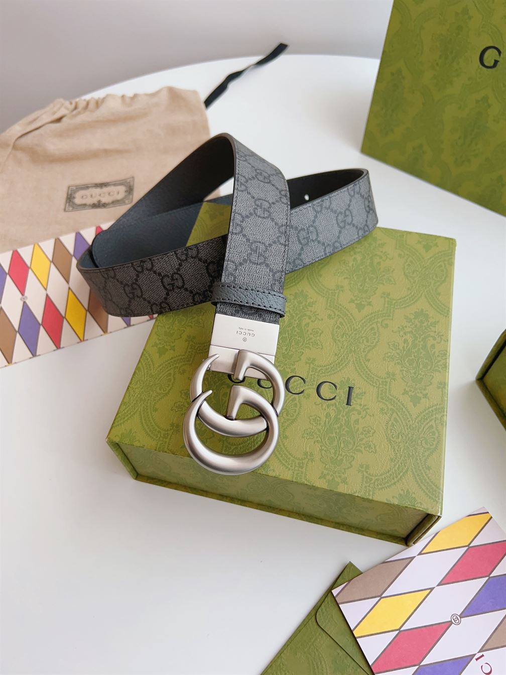 GUCCI GG MARMONT REVERSIBLE BELT - GB026