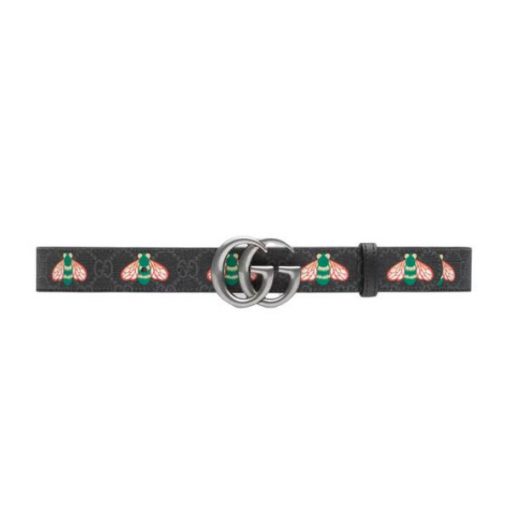 GUCCI GG MARMONT THIN BELT WITH BEES - GB033