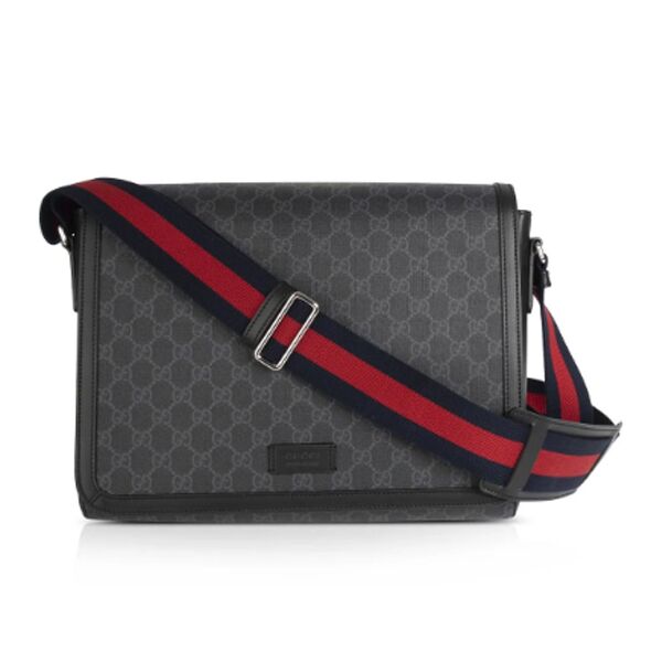GUCCI GG SUPREME FLAP MESSENGER - BG007