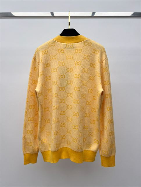 GUCCI GG WOOL JACQUARD CARDIGAN - GCK027