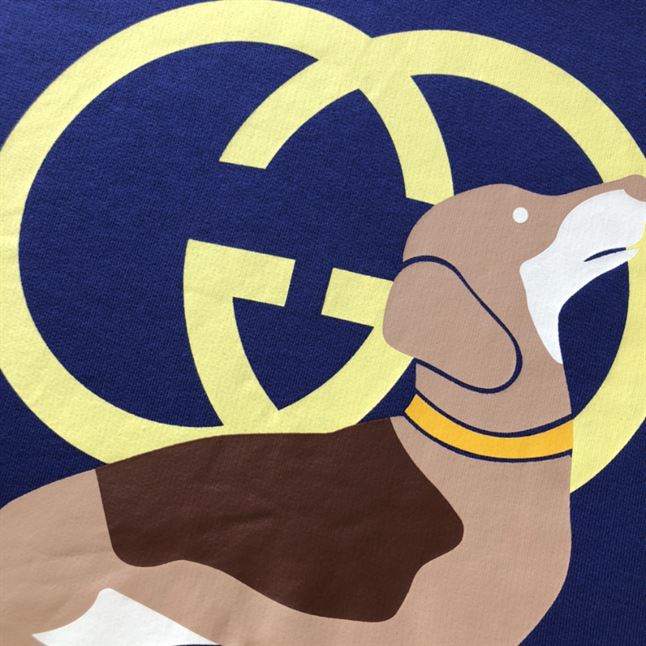 GUCCI 'GUCCI WOOF WOOF' PRINT SWEATSHIRT - GCK049