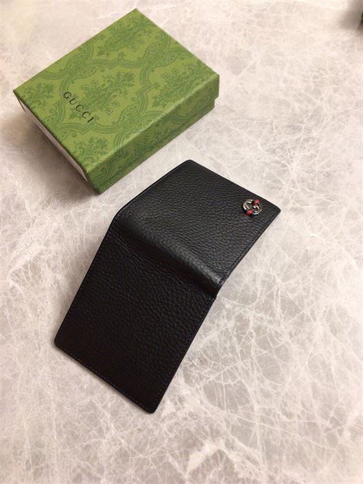 GUCCI INTERLOCKED GG BI-FOLD WALLET