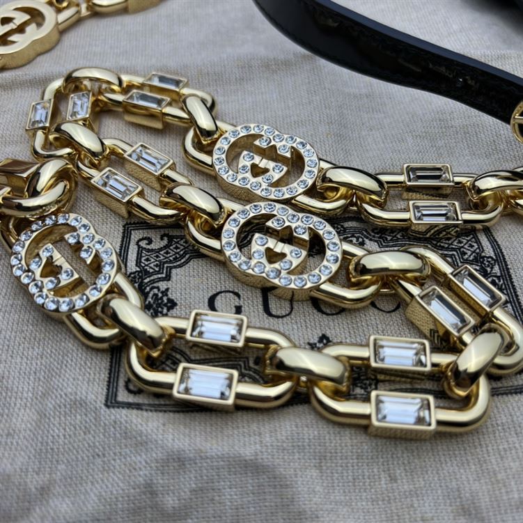 GUCCI JACKIE 1961 MINI SHOULDER BAG WITH BLACK PATENT LEATHER