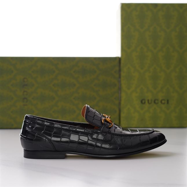GUCCI JORDAAN CROCODILE LOAFER - GL015