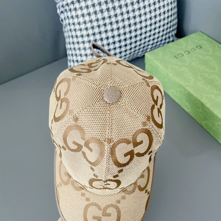 GUCCI JUMBO GG CANVAS BASEBALL HAT