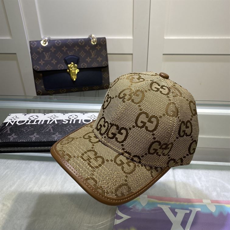 GUCCI JUMBO GG CANVAS BASEBALL HAT