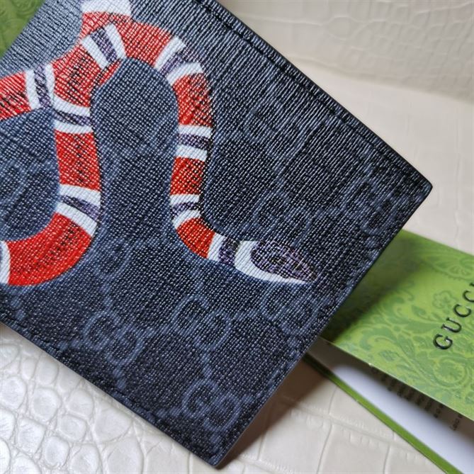 GUCCI KINGSNAKE PRINT GG SUPREME WALLET