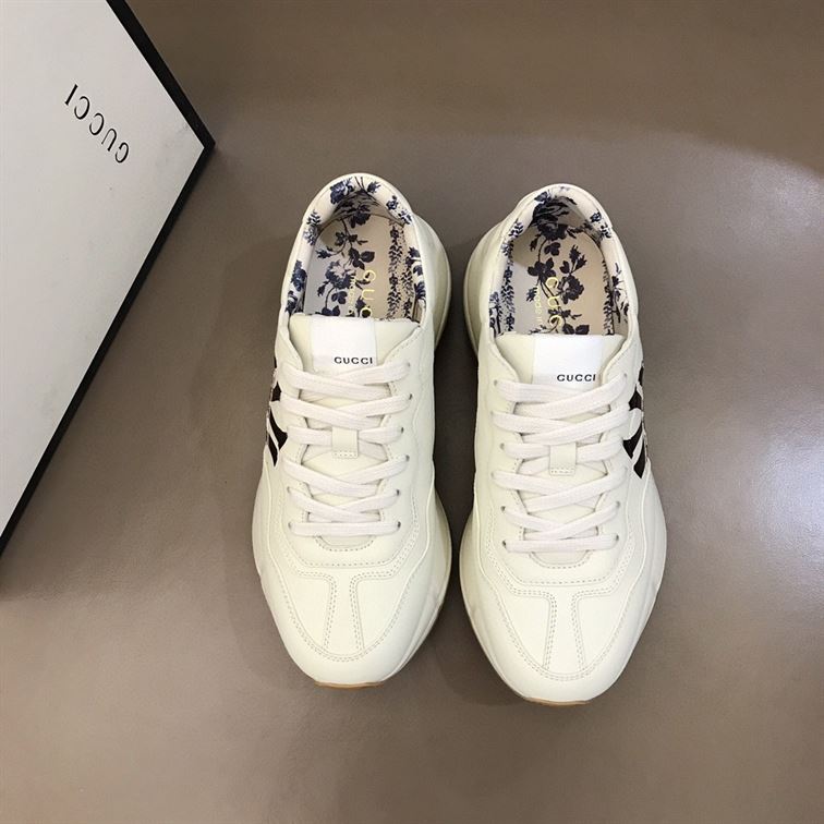 GUCCI LEATHER NY YANKEES SNEAKERS - GCC014