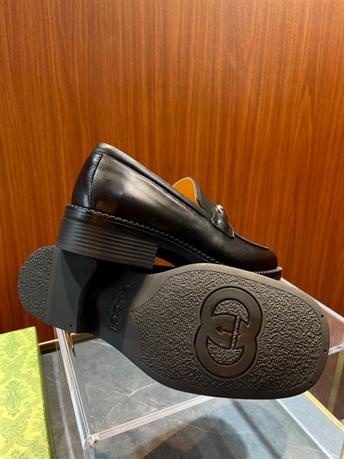 GUCCI LOAFER CHAIN BLACK - GL017